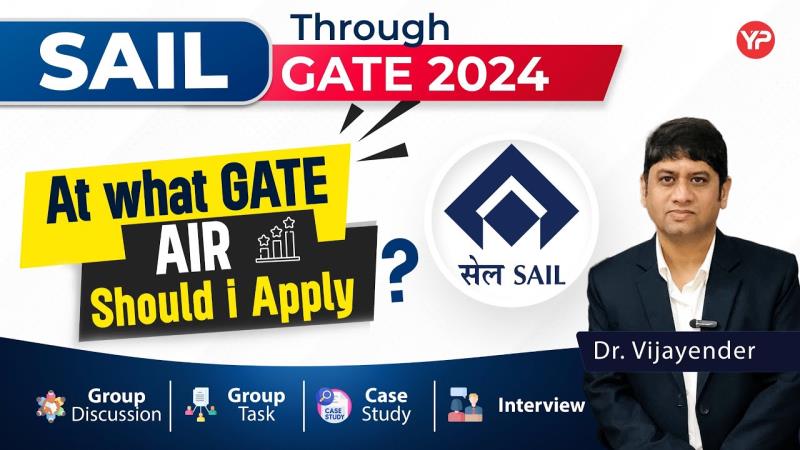 SAIL Recruitment Through GATE 2024