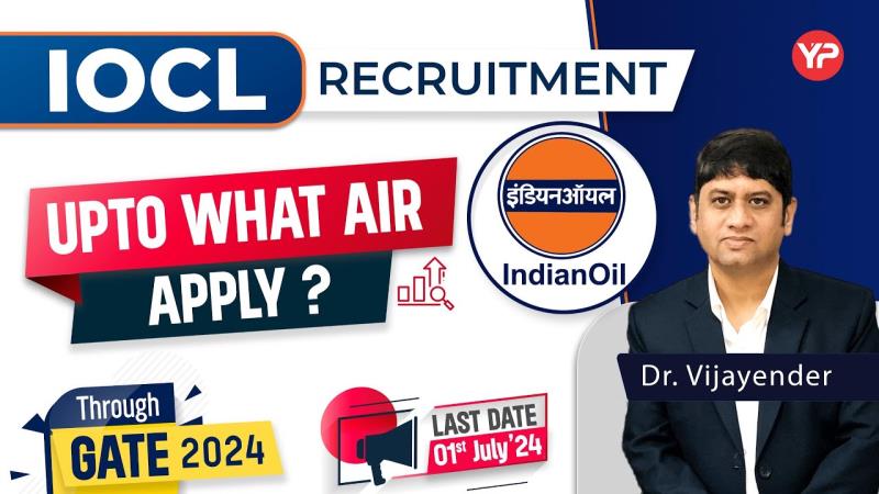 IOCL Recruitment through GATE 2024