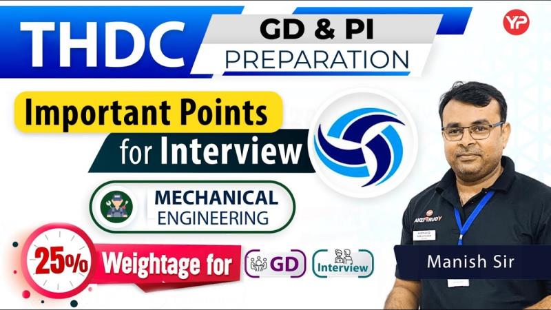 THDC ET Mechanical Interview Preparation